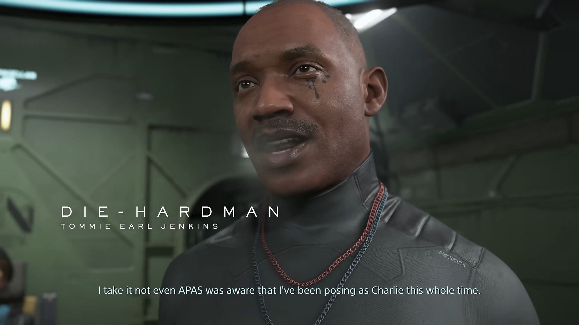 Death Stranding 2's ending reveals that Charlie was Die-Hardman all along (Image via Sony Interactive Entertainment)